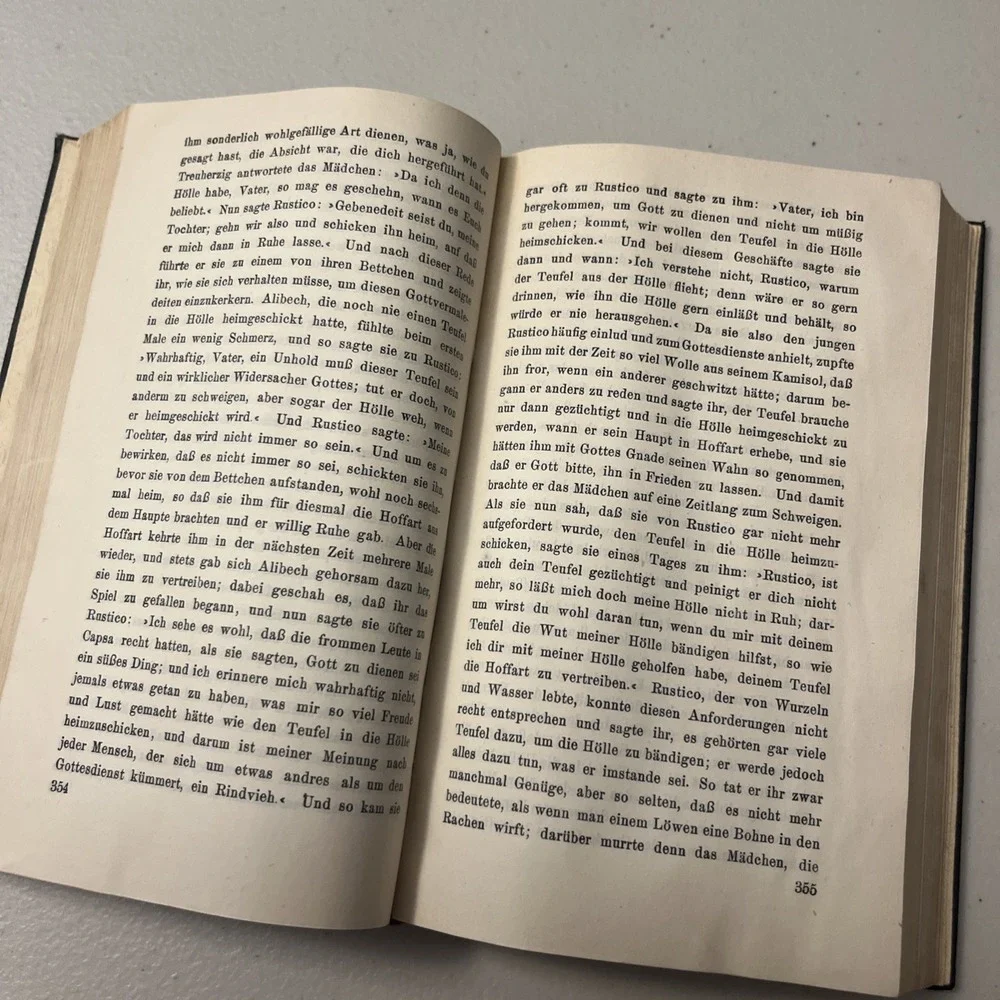 Das Dekameron Giovanni Di Boccaccio 1928? Hardcover Book
